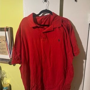 Ralph Lauren Men's Vibrant Red Polo Shirt wore 1 or 2 times